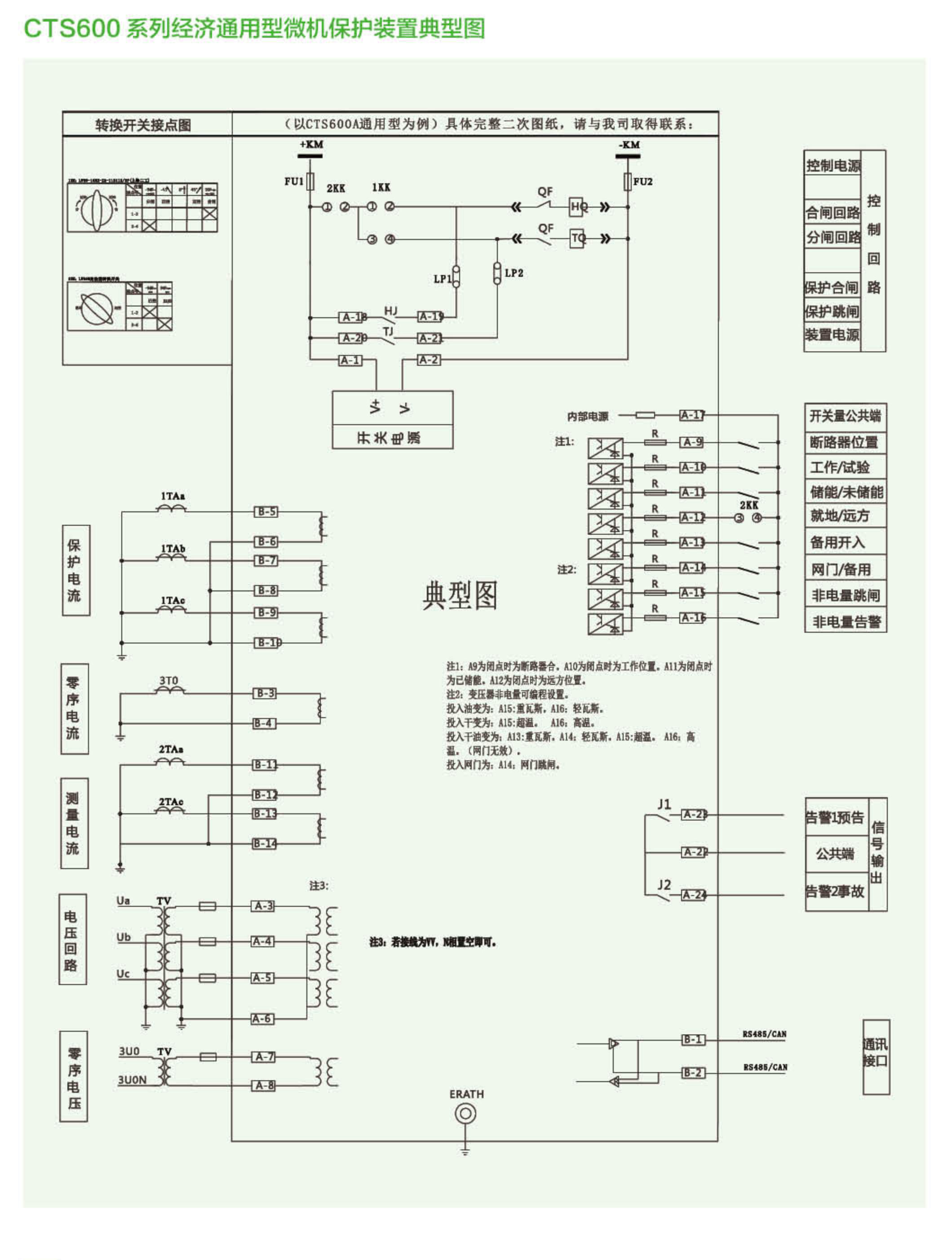 10kv微机保护装置图解图片